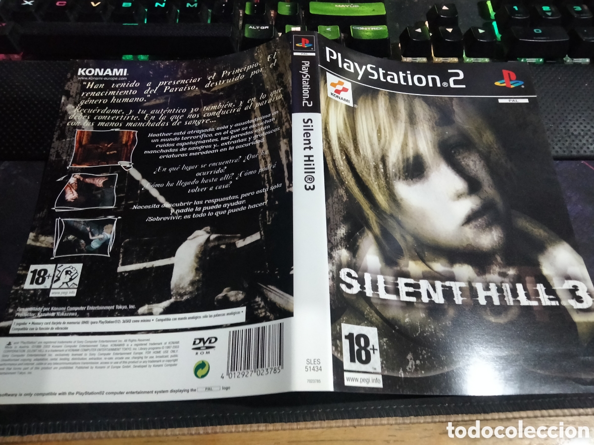 Videojuegos y consolas: Car&aacute;tula Silent Hill 3 ps2 - Foto 1