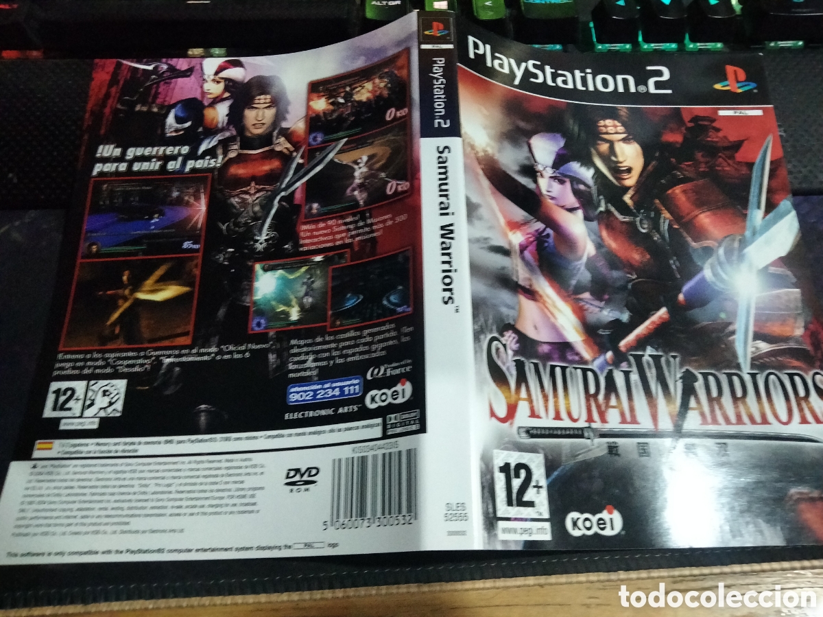Videojuegos y consolas: Car&aacute;tula samur&aacute;i warriors ps2 - Foto 1