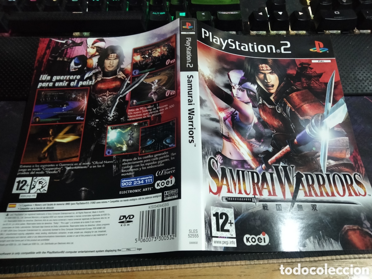 Videojuegos y consolas: Car&aacute;tula samur&aacute;i warriors ps2 - Foto 1
