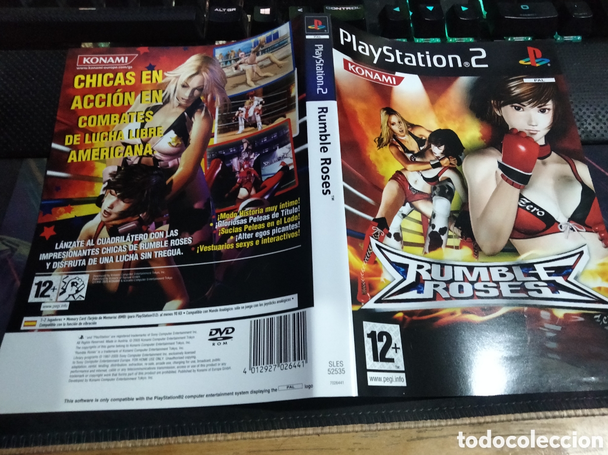 Videojuegos y consolas: Car&aacute;tula Rumble roses ps2 - Foto 1