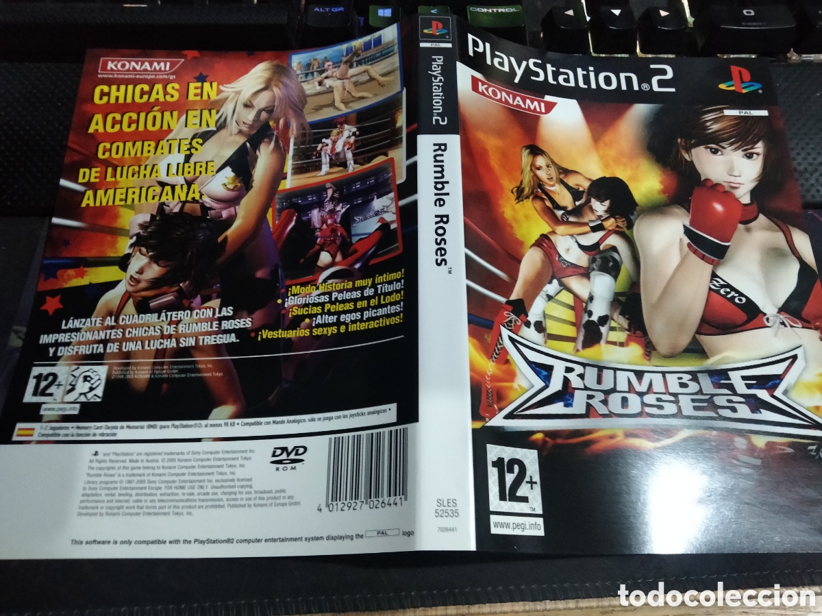 Videojuegos y consolas: Car&aacute;tula Rumble roses ps2 - Foto 1