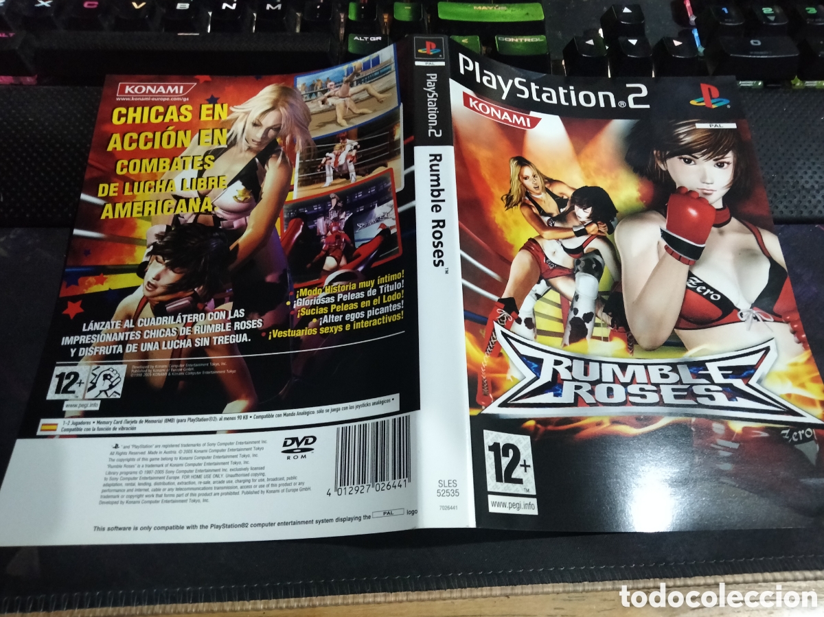 Videojuegos y consolas: Car&aacute;tula Rumble roses ps2 - Foto 1