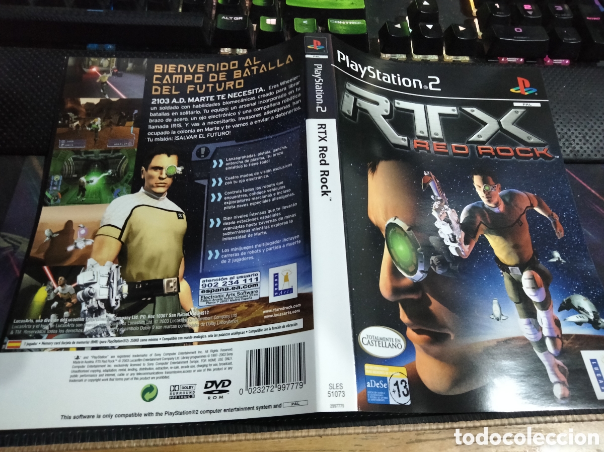 Videojuegos y consolas: Car&aacute;tula rtx red rock ps2 - Foto 1