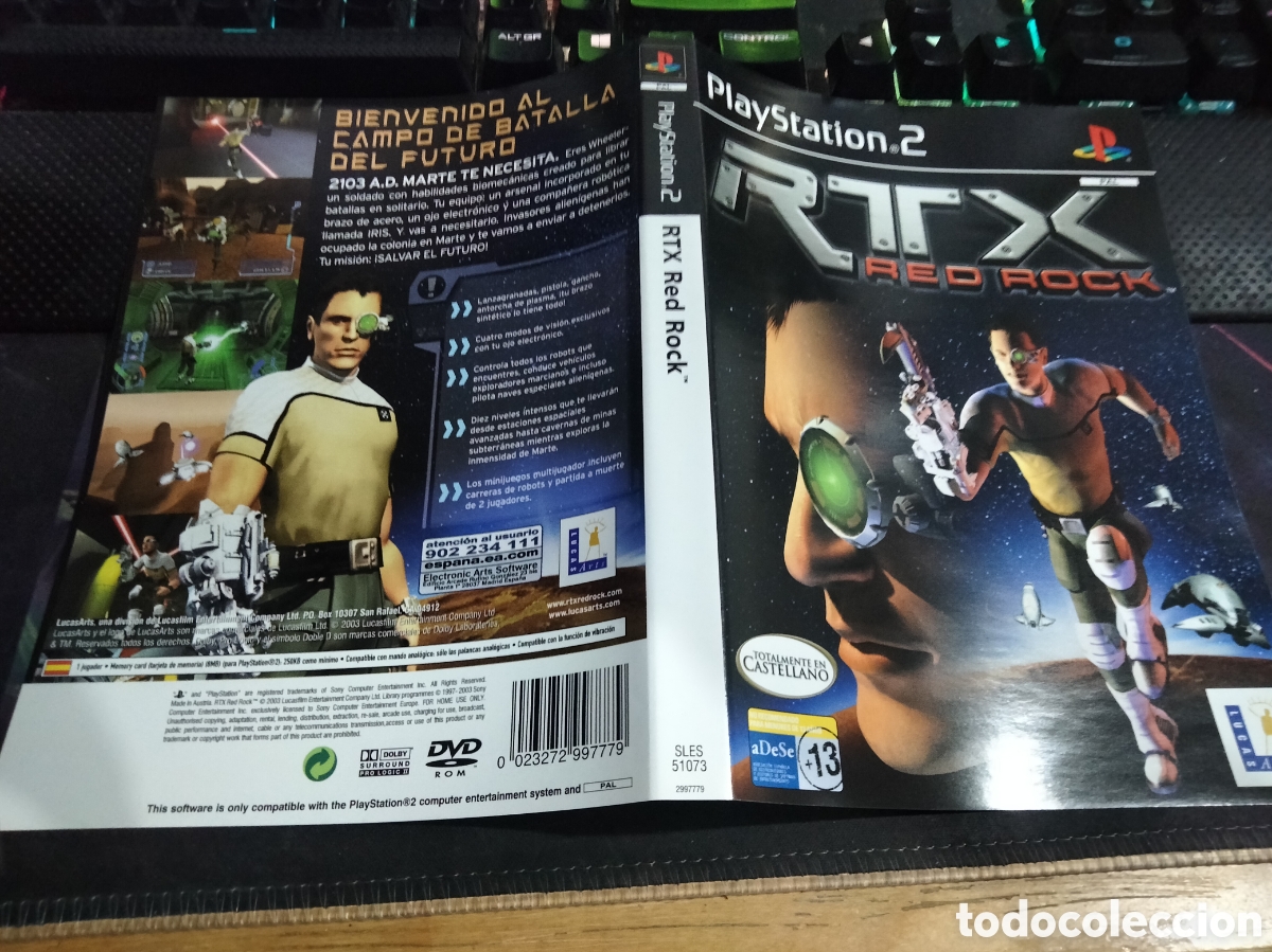 Videojuegos y consolas: Car&aacute;tula rtx red rock ps2 - Foto 1