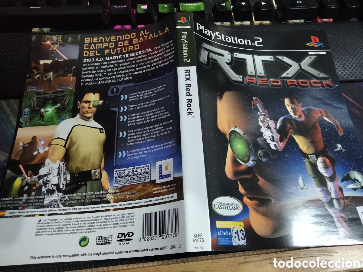 Videojuegos y consolas: Car&aacute;tula rtx red rock ps2 - Foto 1