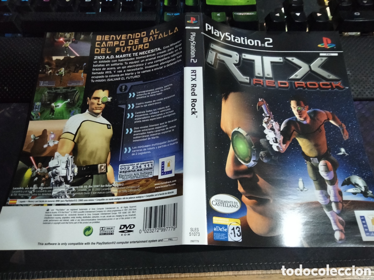 Videojuegos y consolas: Car&aacute;tula rtx red rock ps2 - Foto 1