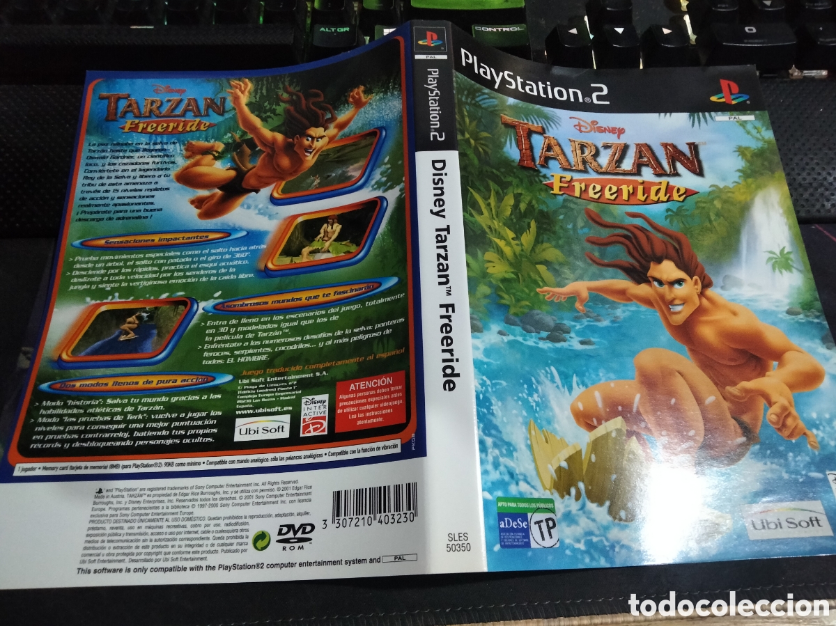 Videojuegos y consolas: Car&aacute;tula tarzan freeride ps2 - Foto 1