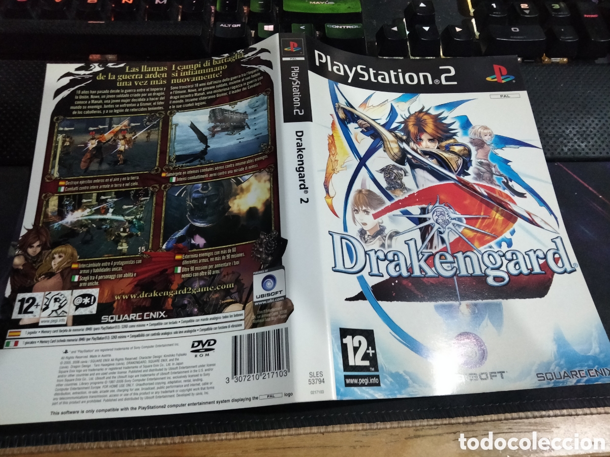 Videojuegos y consolas: Car&aacute;tula drakengard 2 ps2 - Foto 1