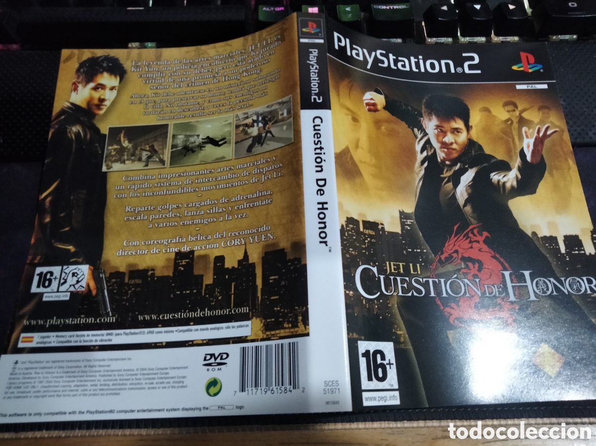 Videojuegos y consolas: Car&aacute;tula cuesti&oacute;n de honor ps2 - Foto 1