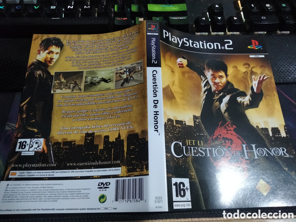 Videojuegos y consolas: Car&aacute;tula cuesti&oacute;n de honor ps2 - Foto 1