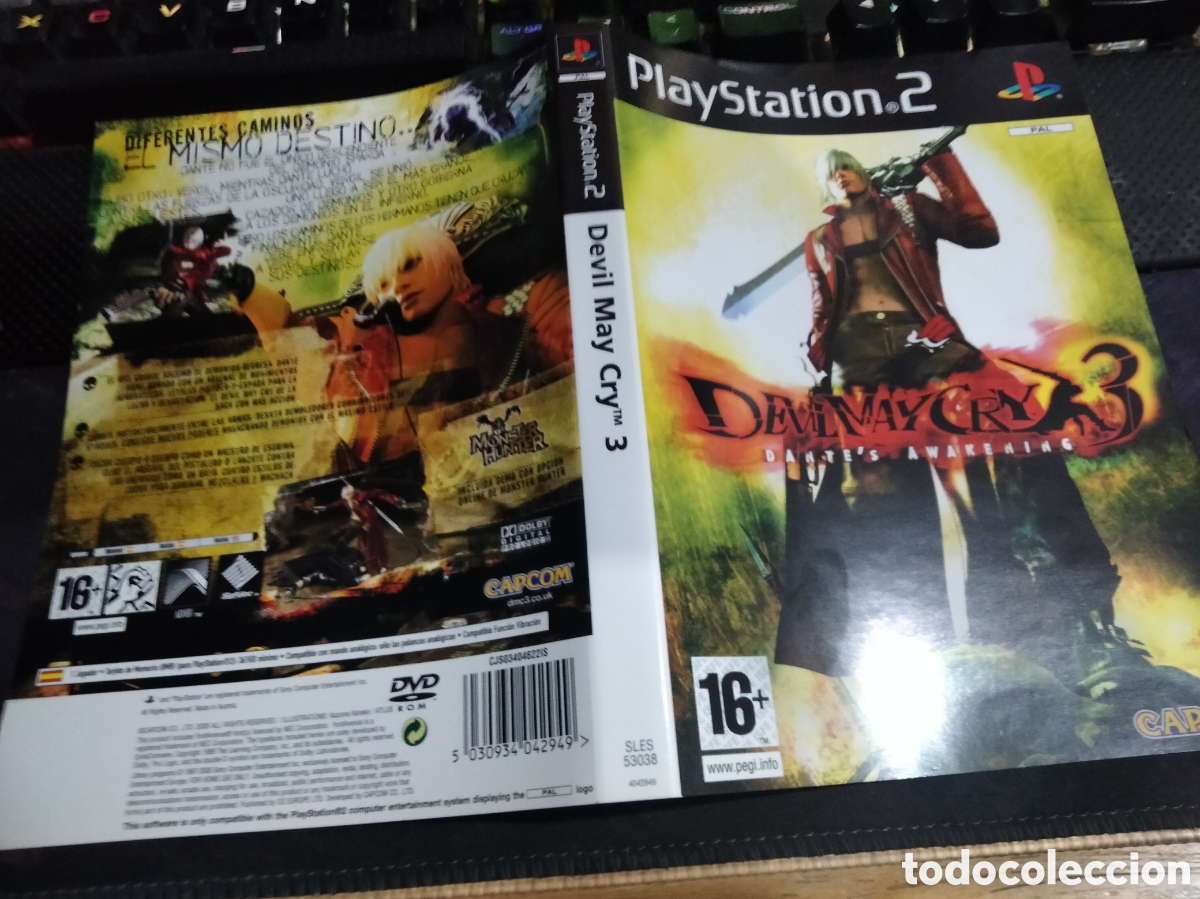 Videojuegos y consolas: Car&aacute;tula devil may cry 3 ps2 - Foto 1