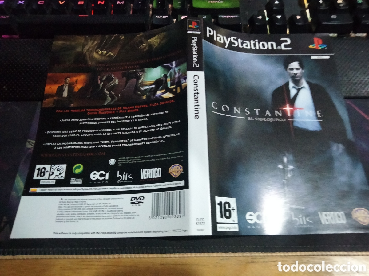 Videojuegos y consolas: Car&aacute;tula Constantine ps2 - Foto 1