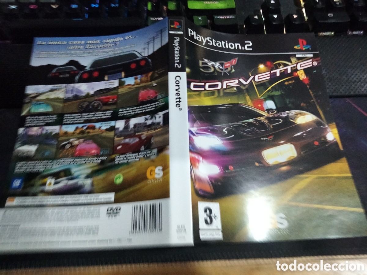Videojuegos y consolas: Car&aacute;tula Corvette ps2 - Foto 1