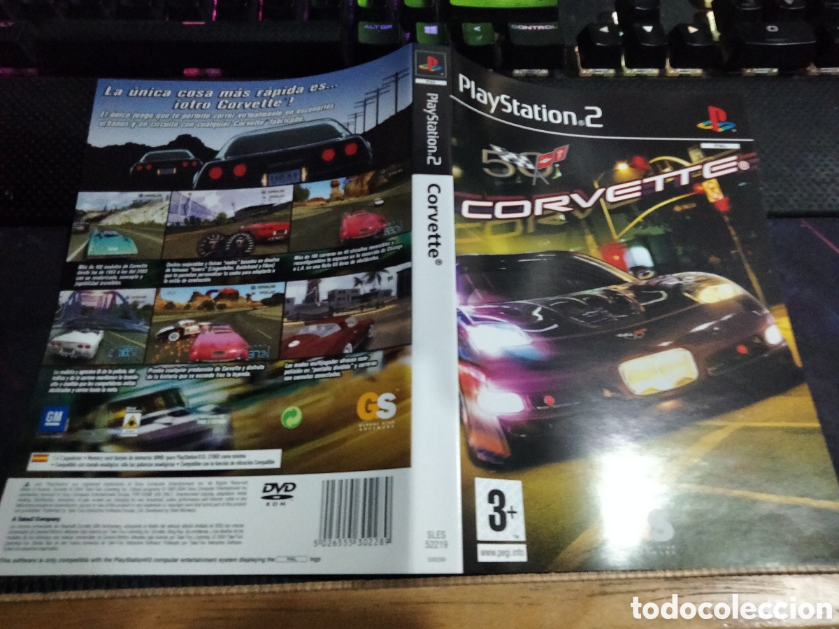 Videojuegos y consolas: Car&aacute;tula Corvette ps2 - Foto 1