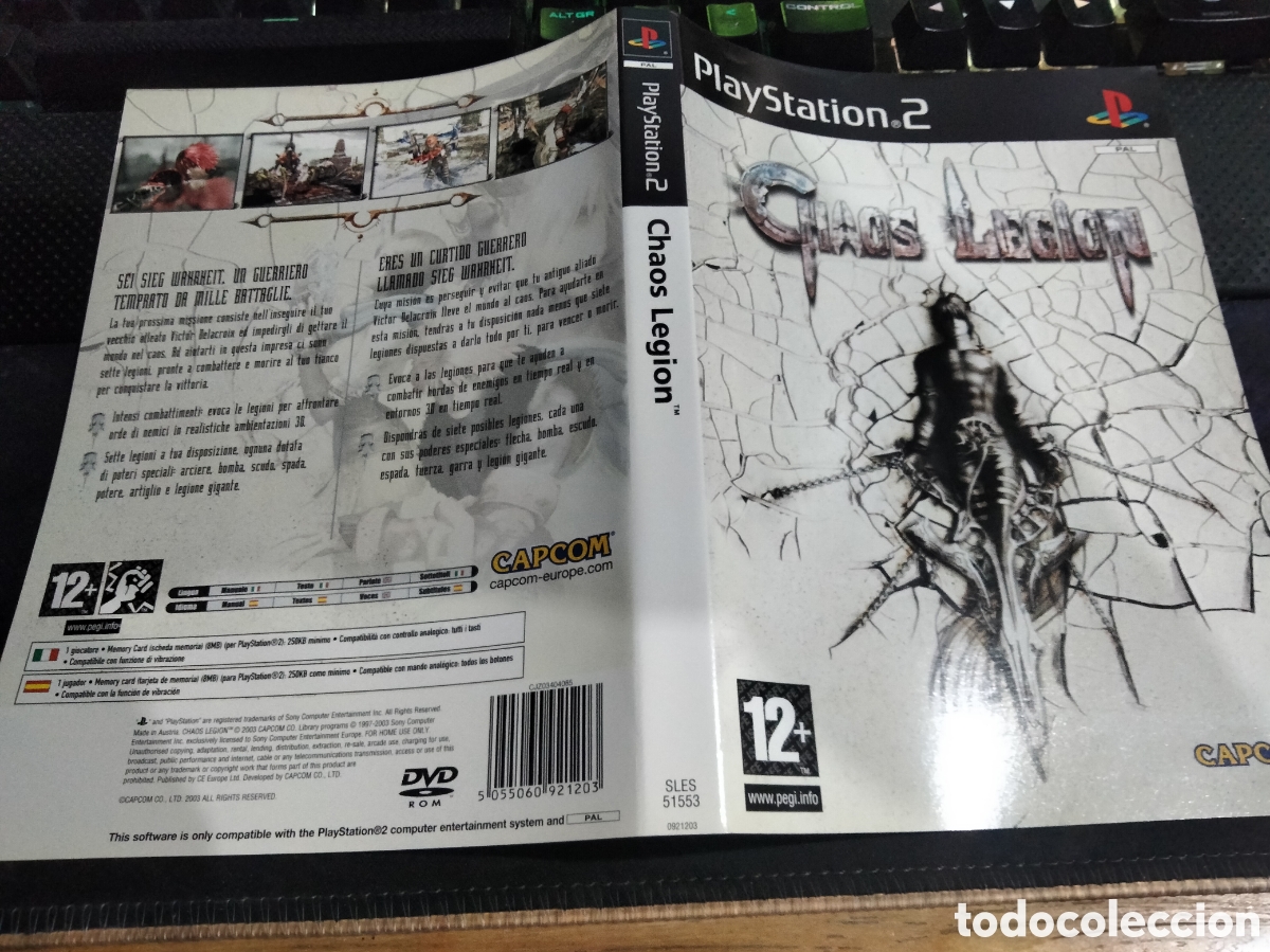 Videojuegos y consolas: Car&aacute;tula chaos legi&oacute;n ps2 - Foto 1