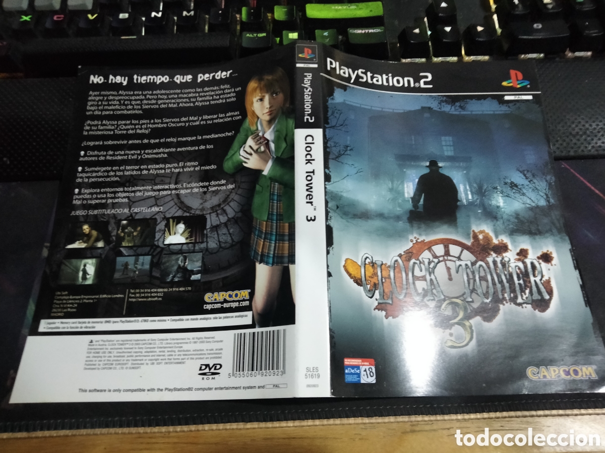 Videojuegos y consolas: Car&aacute;tula clock tower 3 ps2 - Foto 1