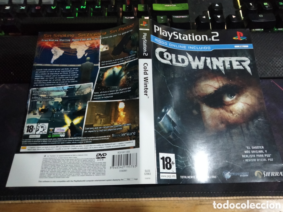 Videojuegos y consolas: Car&aacute;tula cold winter ps2 - Foto 1