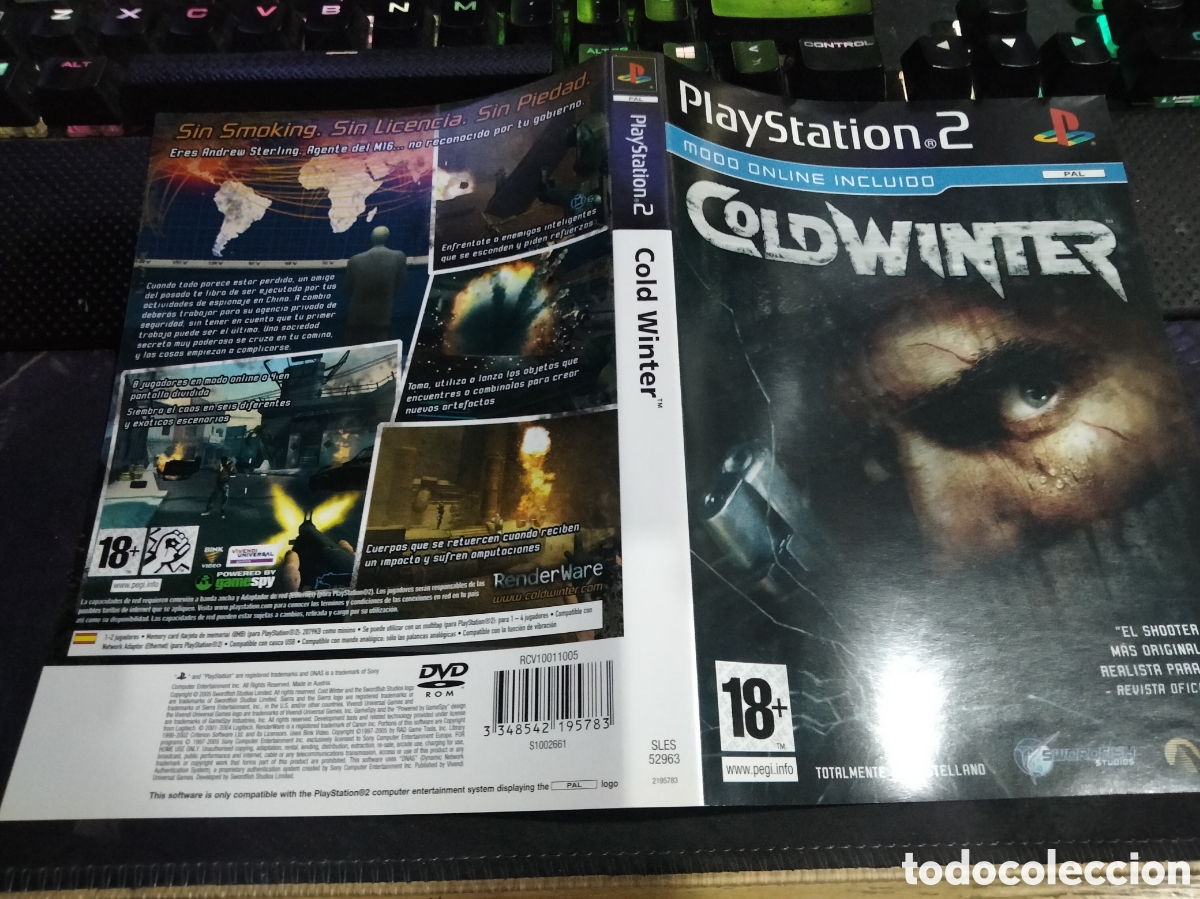 Videojuegos y consolas: Car&aacute;tula cold winter ps2 - Foto 1