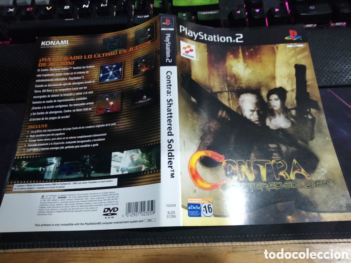 Contra: Shattered Soldier PS2 - Comme Neuf, Complet (CIB), PAL, FR, PEGI 16, Konami