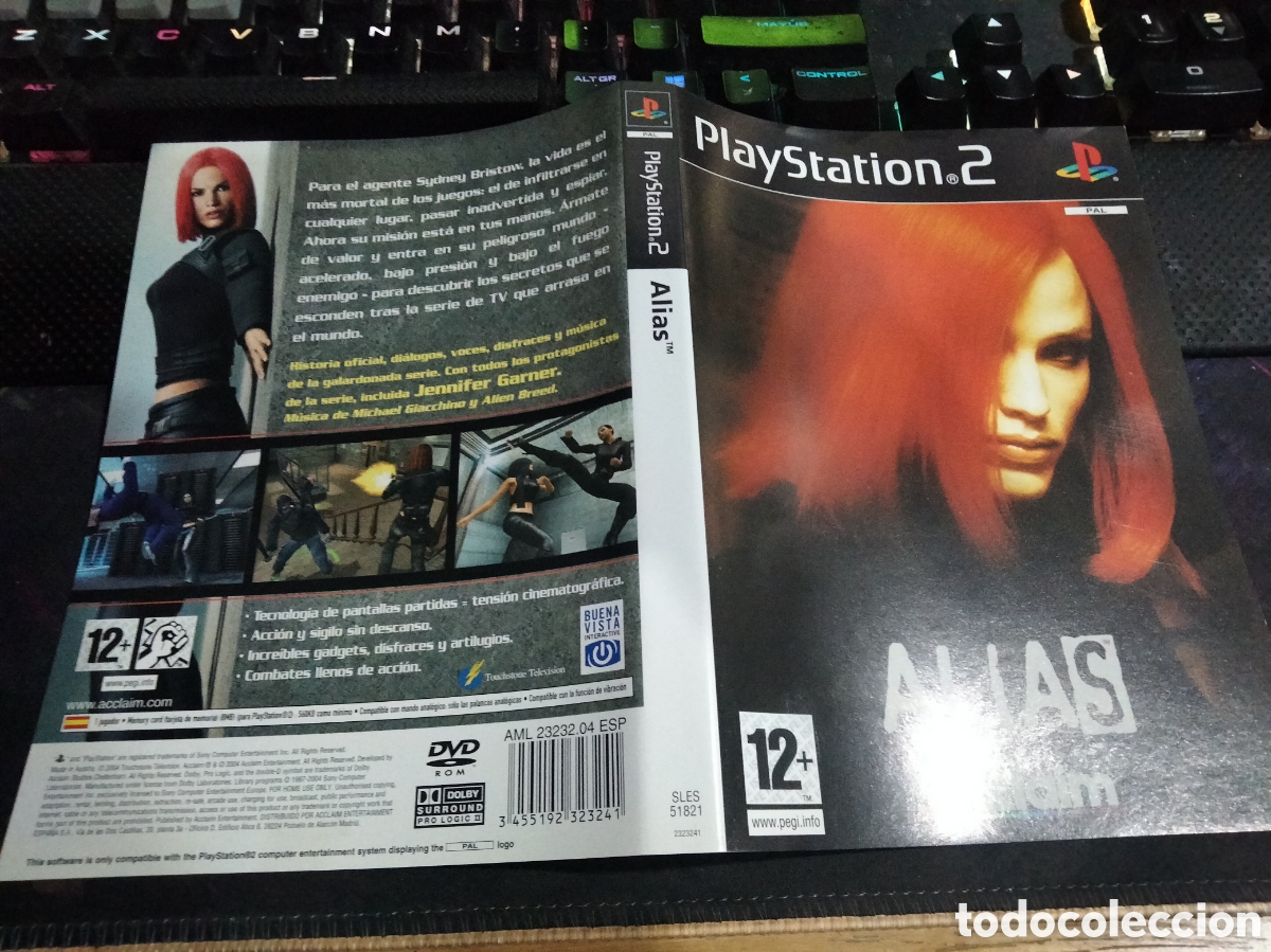 Videojuegos y consolas: Car&aacute;tula alias ps2 - Foto 1