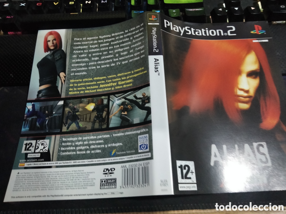 Videojuegos y consolas: Car&aacute;tula alias ps2 - Foto 1
