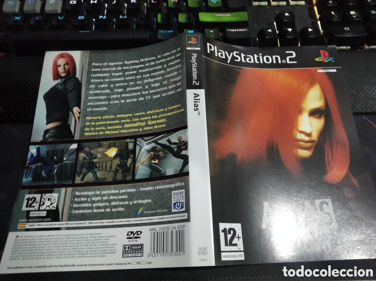 Videojuegos y consolas: Car&aacute;tula alias ps2 - Foto 1