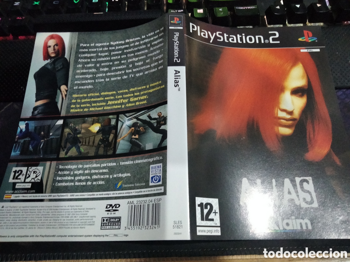 Videojuegos y consolas: Car&aacute;tula alias ps2 - Foto 1