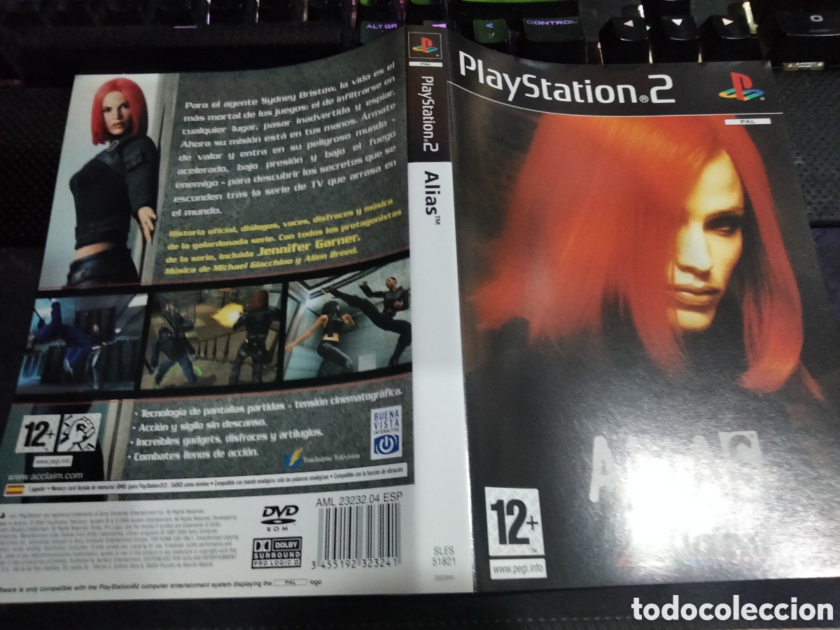 Videojuegos y consolas: Car&aacute;tula alias ps2 - Foto 1