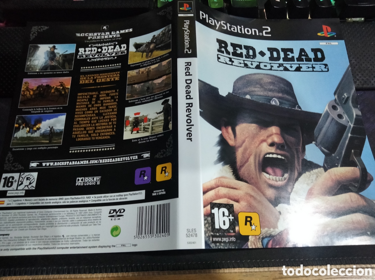 Videojuegos y consolas: Car&aacute;tula red dead revolver ps2 - Foto 1
