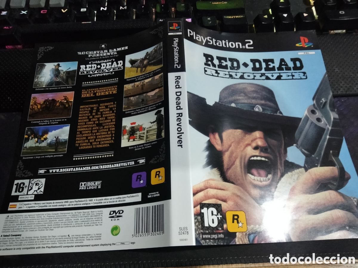 Videojuegos y consolas: Car&aacute;tula red dead revolver ps2 - Foto 1