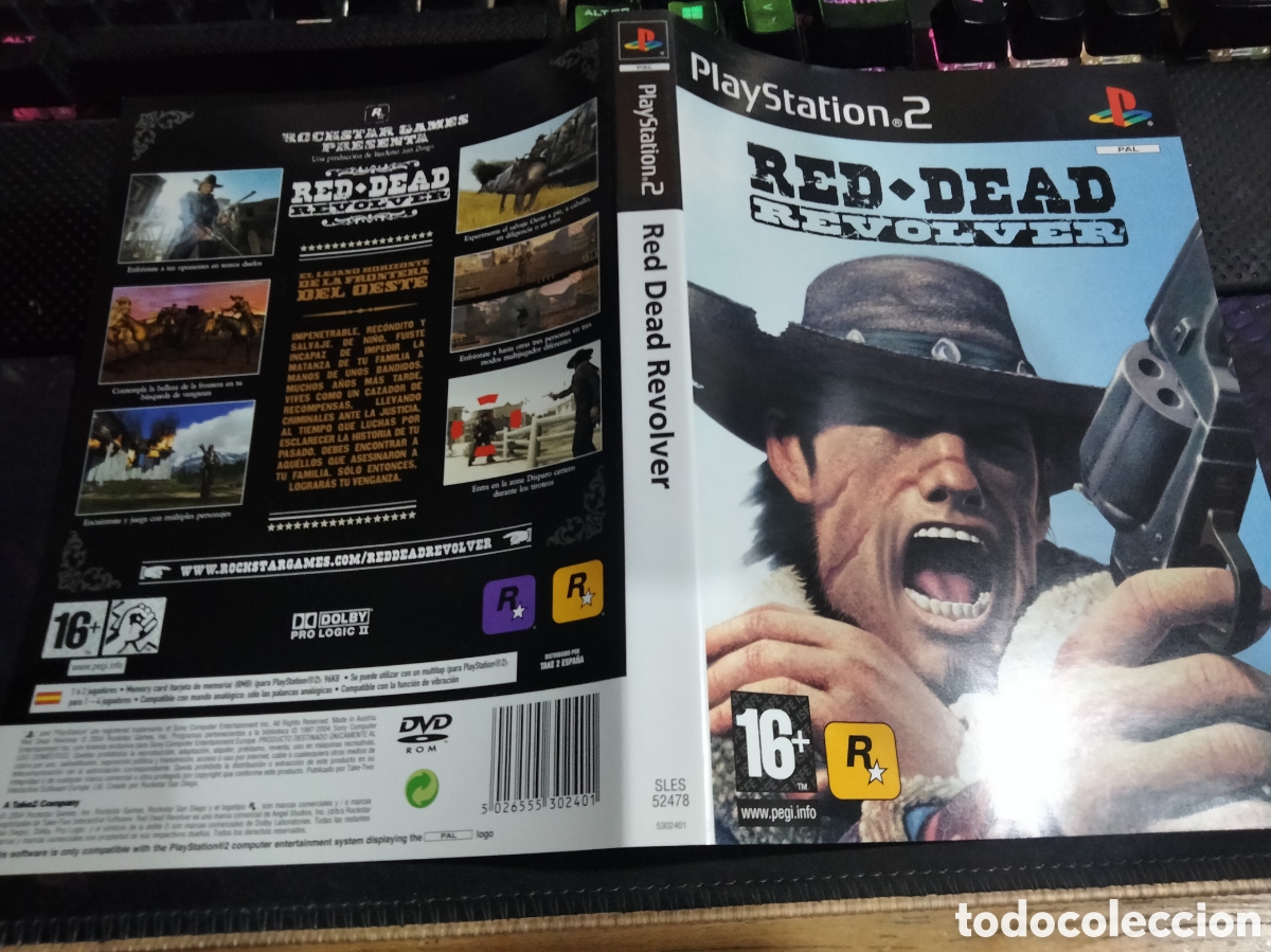 Videojuegos y consolas: Car&aacute;tula red dead revolver ps2 - Foto 1