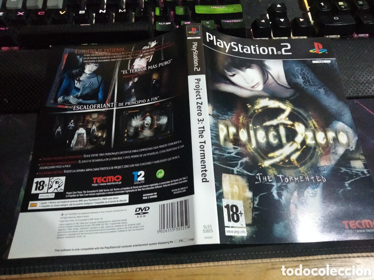 Videojuegos y consolas: Car&aacute;tula project zero 3 ps2 - Foto 1