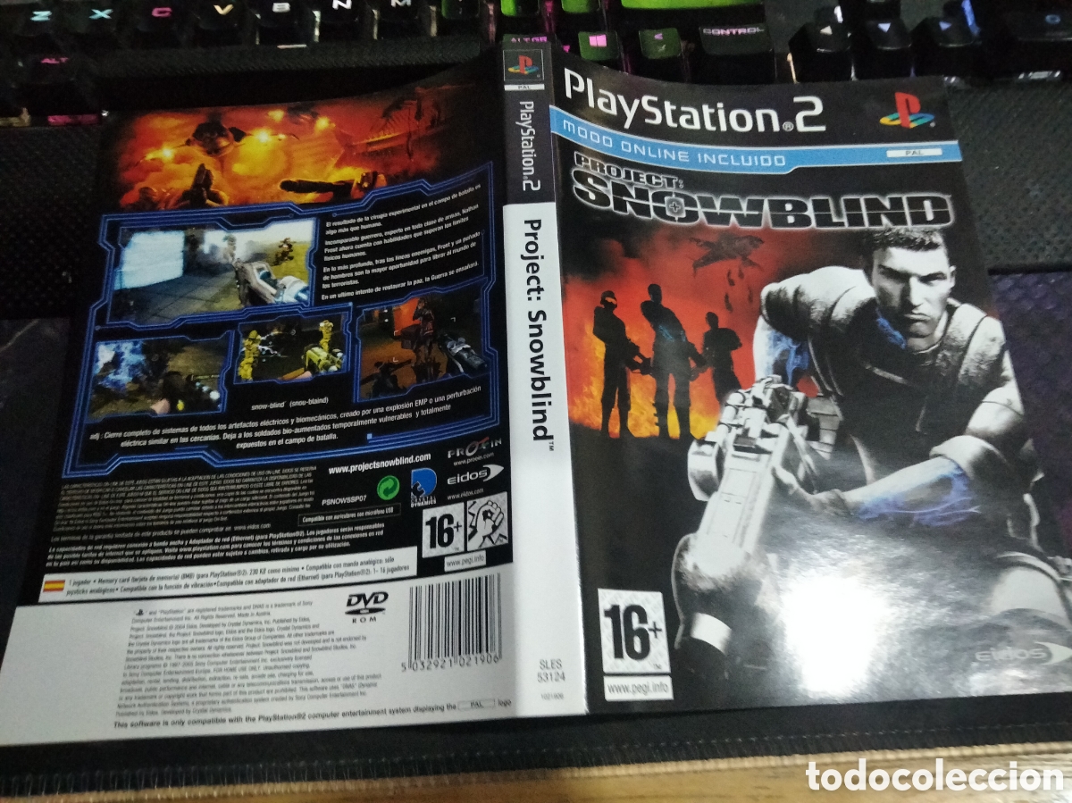 Videojuegos y consolas: Car&aacute;tula project snowblind ps2 - Foto 1