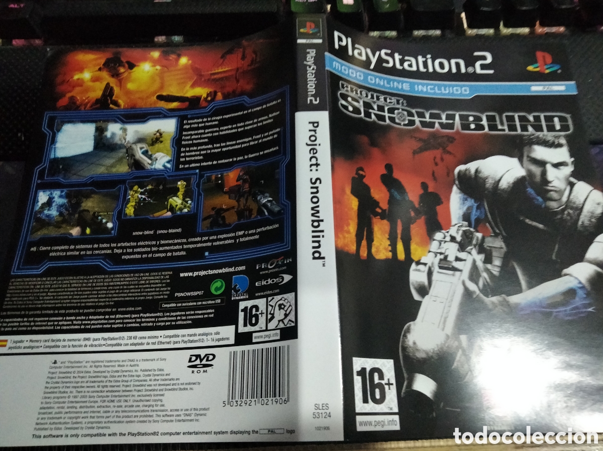 Videojuegos y consolas: Car&aacute;tula project snowblind ps2 - Foto 1