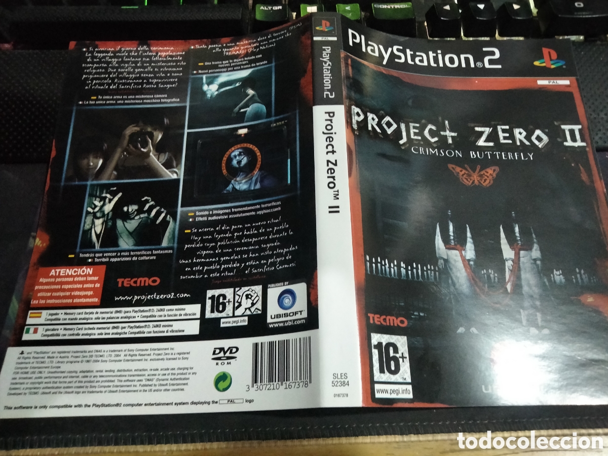 Videojuegos y consolas: Car&aacute;tula project zero 2 ps2 - Foto 1