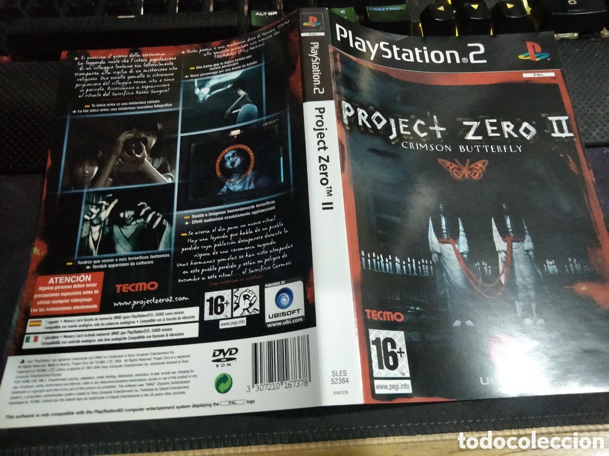 Videojuegos y consolas: Car&aacute;tula project zero 2 ps2 - Foto 1