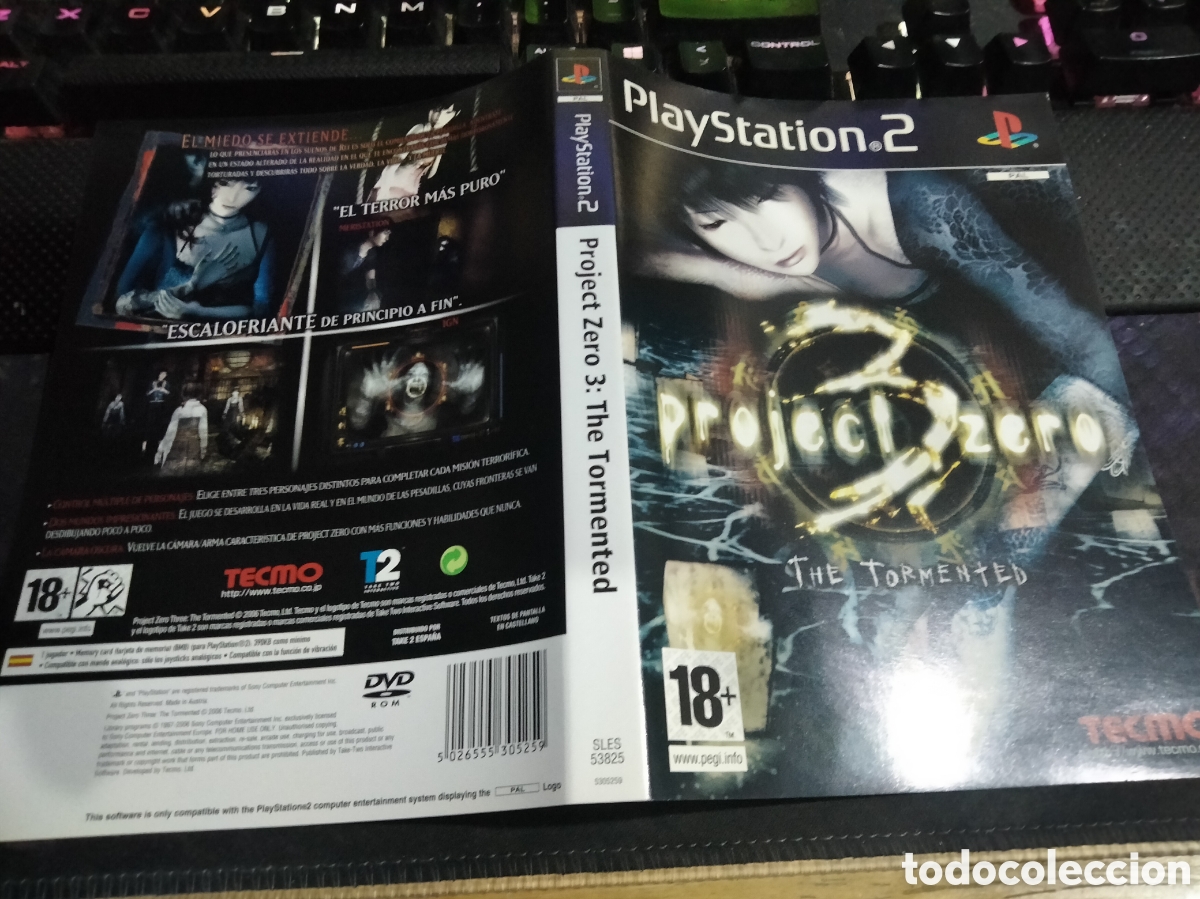 Videojuegos y consolas: Car&aacute;tula project zero 3 ps2 - Foto 1