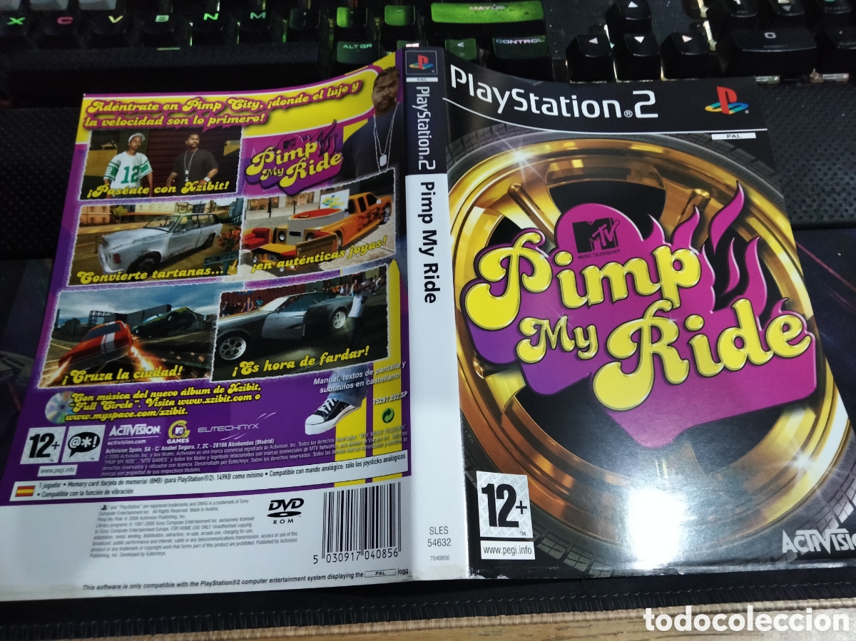 Videojuegos y consolas: Car&aacute;tula pimp my ride ps2 - Foto 1