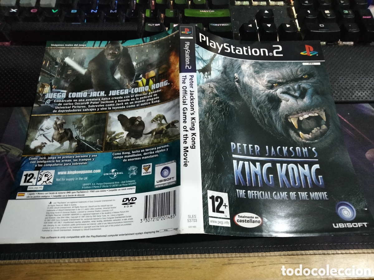 Videojuegos y consolas: Car&aacute;tula Peter Jackson King kong ps2 - Foto 1