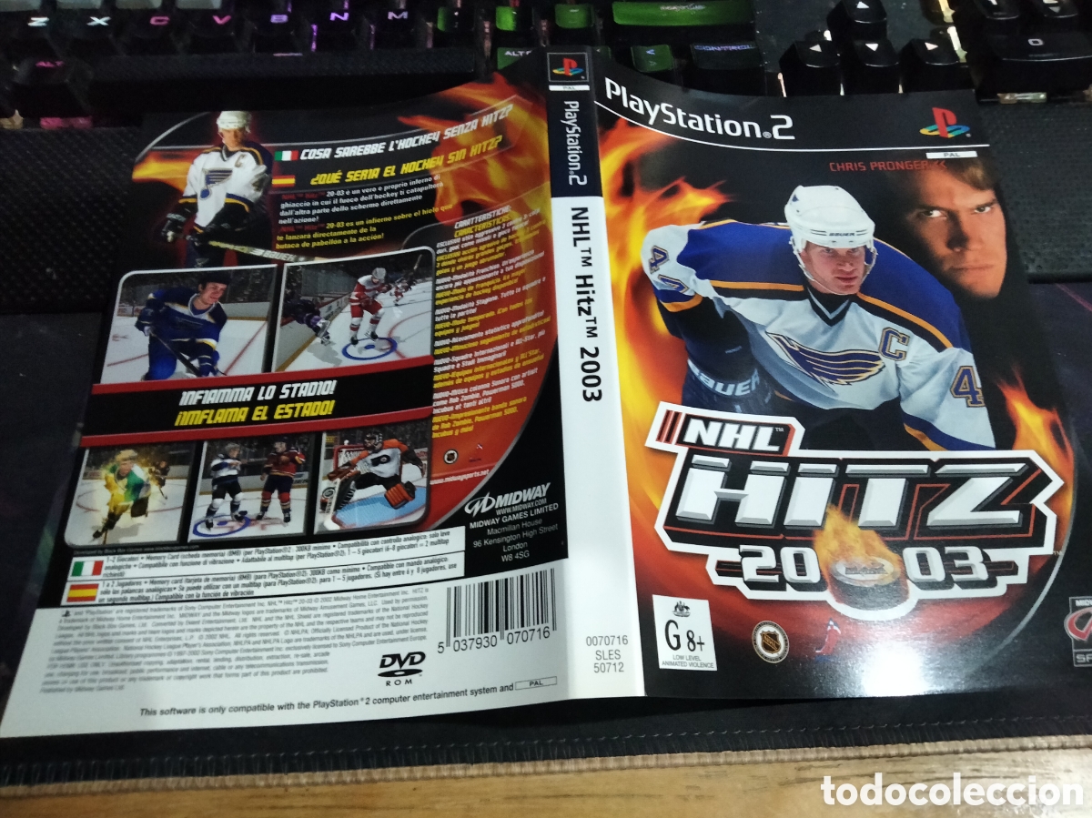 Videojuegos y consolas: Car&aacute;tula nhl hitz 2003 ps2 - Foto 1