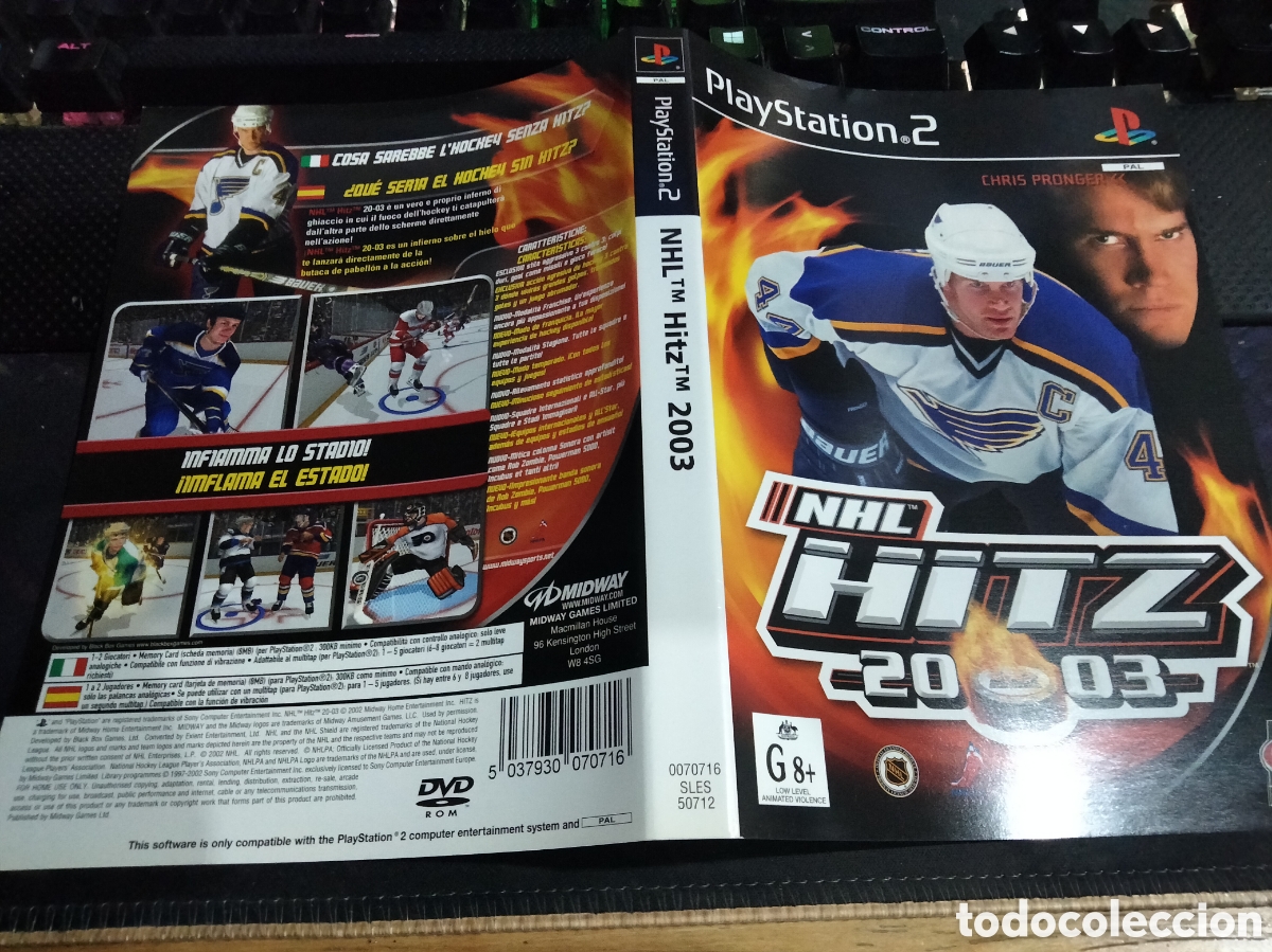 Videojuegos y consolas: Car&aacute;tula nhl hitz 2003 ps2 - Foto 1