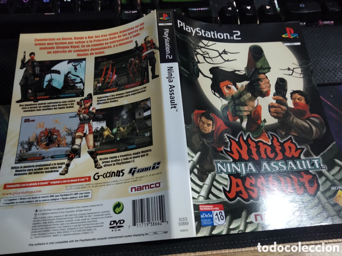 Videojuegos y consolas: Car&aacute;tula ninja assault ps2 - Foto 1