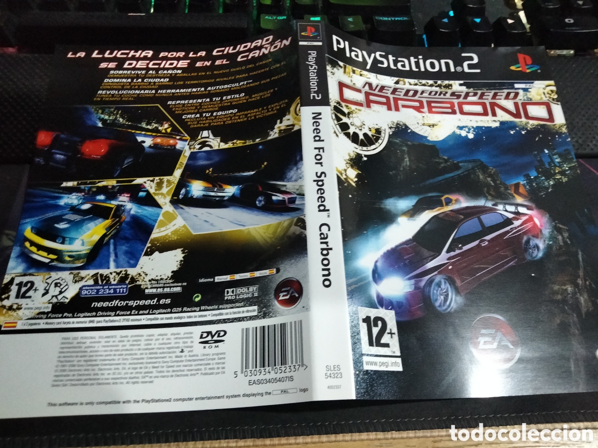 Videojuegos y consolas: Car&aacute;tula need for speed carbono ps2 - Foto 1