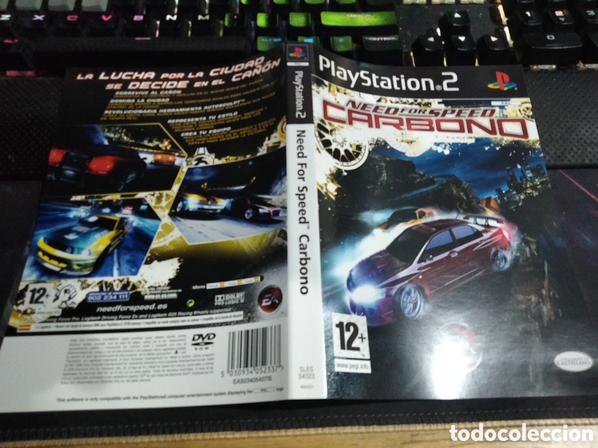 Videojuegos y consolas: Car&aacute;tula need for speed carbono ps2 - Foto 1