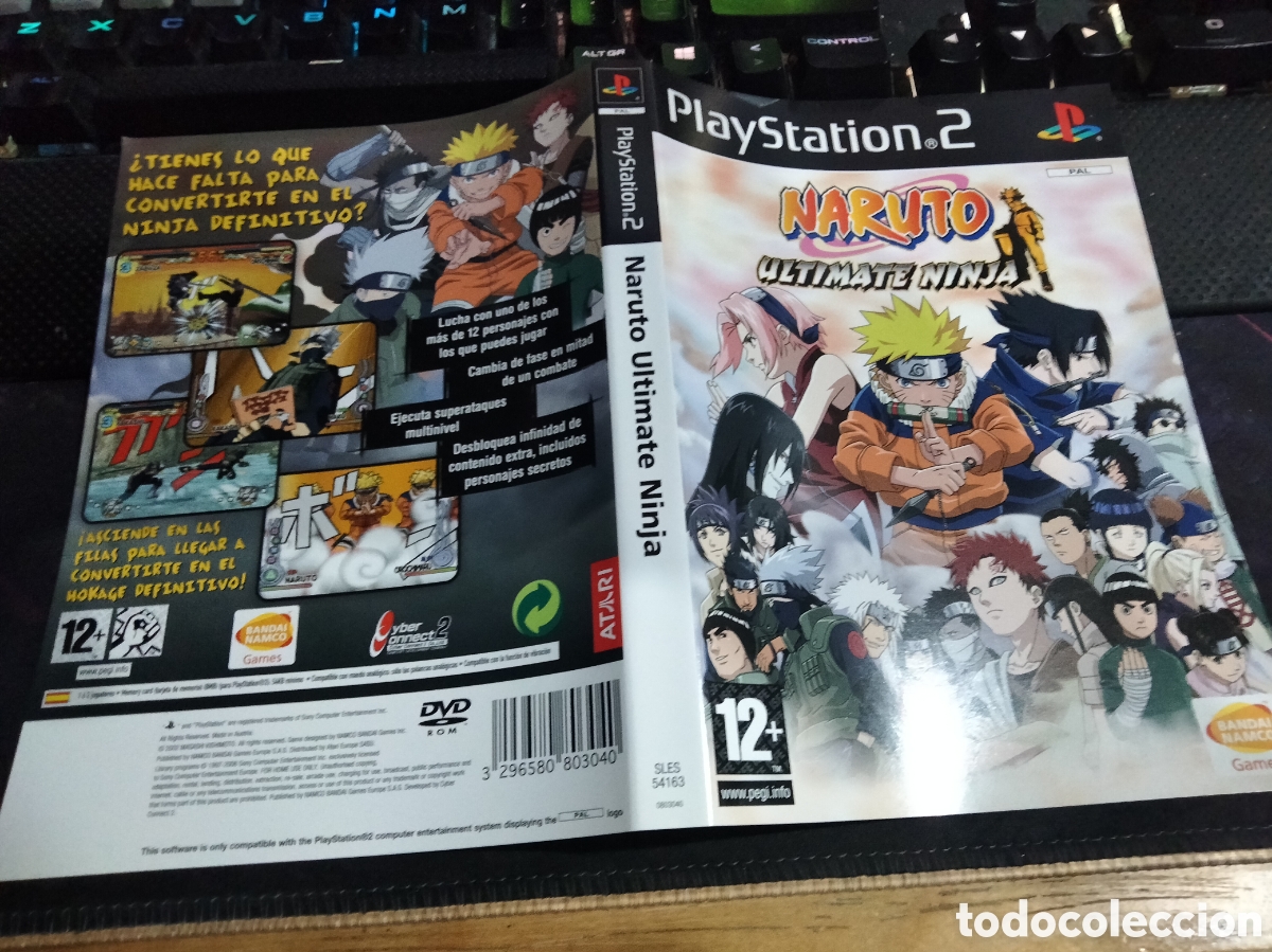 Videojuegos y consolas: Car&aacute;tula Naruto ultimate ninja ps2 - Foto 1