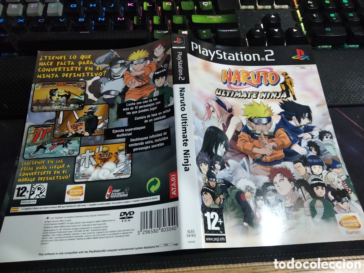 Videojuegos y consolas: Car&aacute;tula Naruto ultimate ninja ps2 - Foto 1
