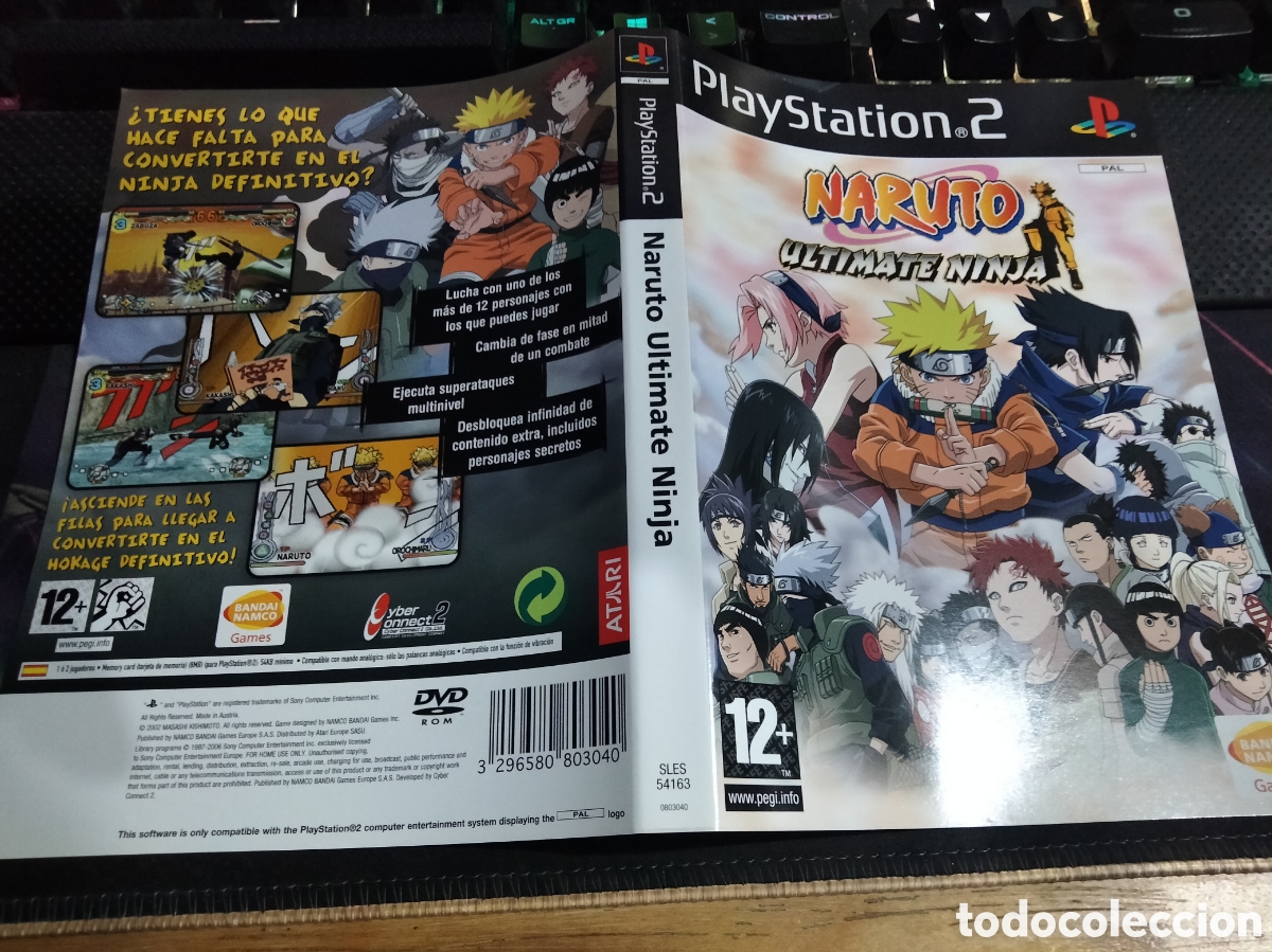 Videojuegos y consolas: Car&aacute;tula Naruto ultimate ninja ps2 - Foto 1
