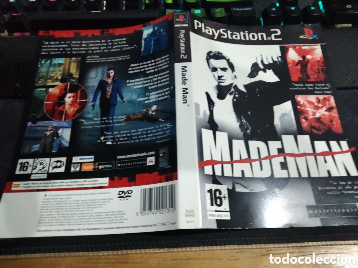Videojuegos y consolas: Car&aacute;tula made man ps2 - Foto 1