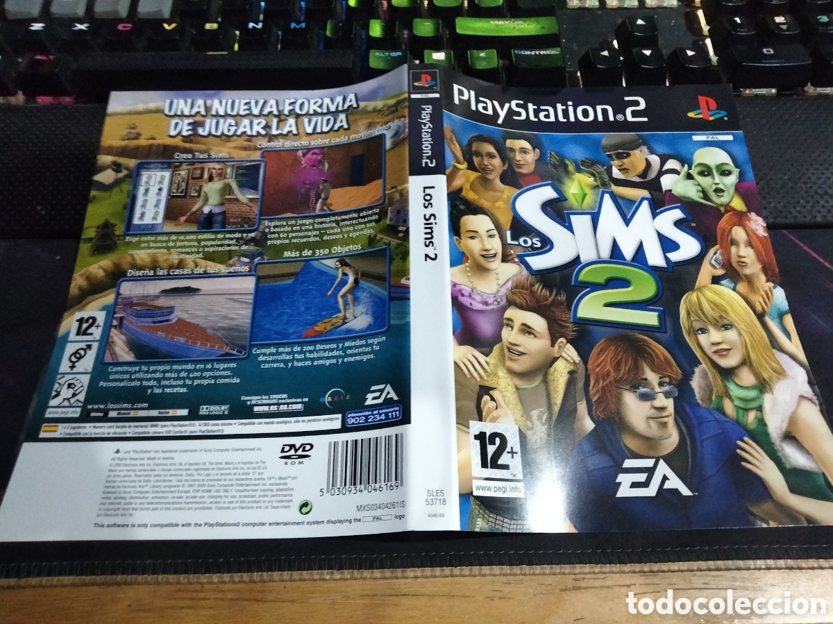 Videojuegos y consolas: Car&aacute;tula los sims 2 ps2 - Foto 1