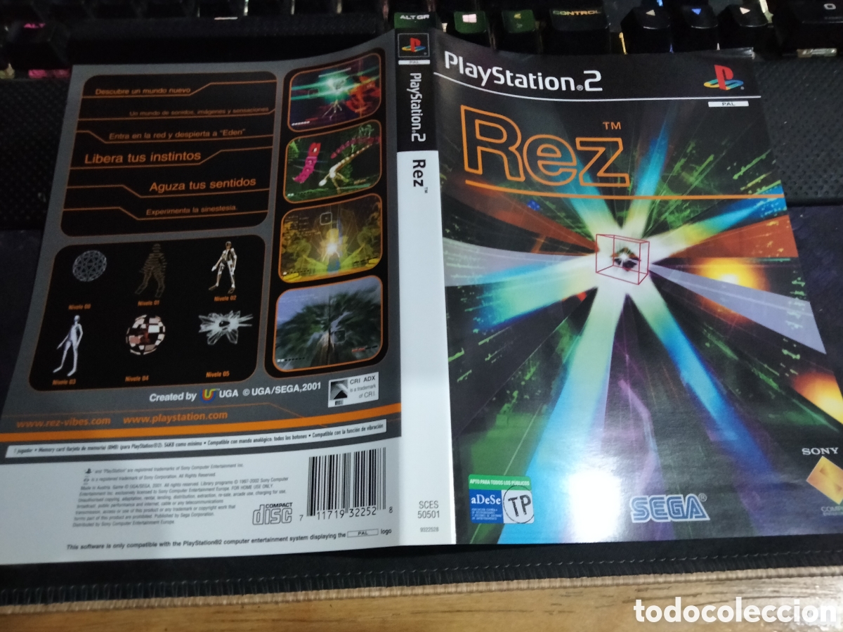 Videojuegos y consolas: Car&aacute;tula rez ps2 - Foto 1